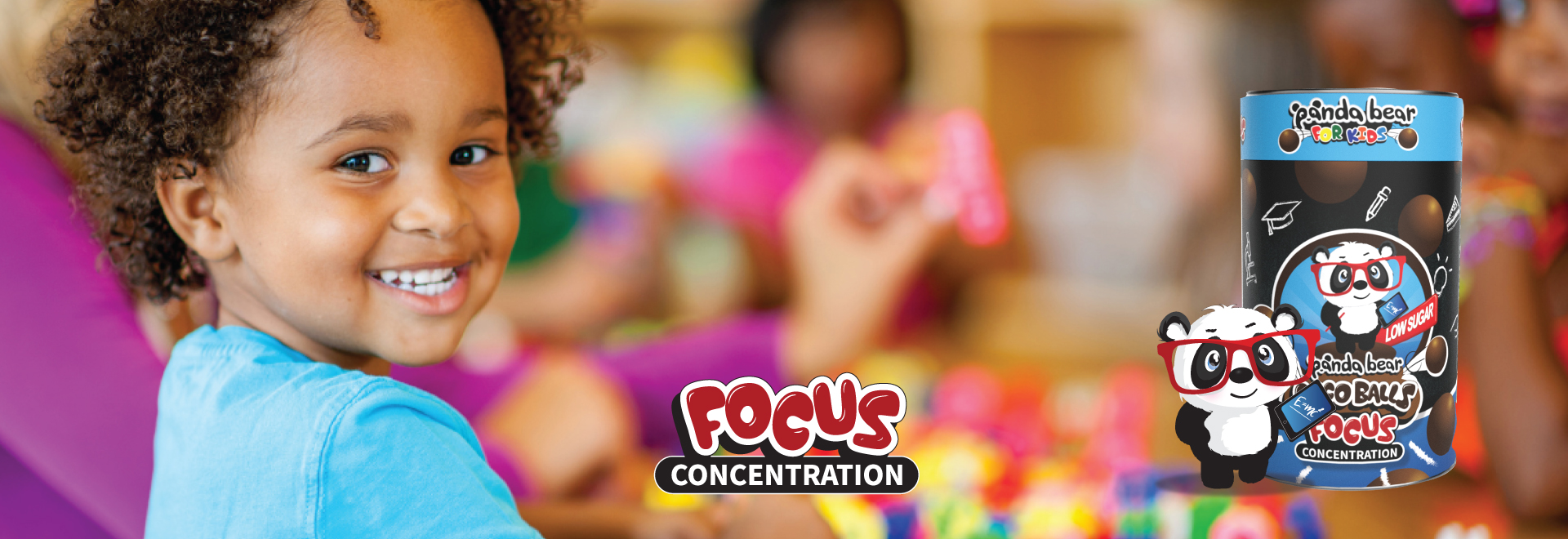 Panda-Focus Concentration Coco Balls
